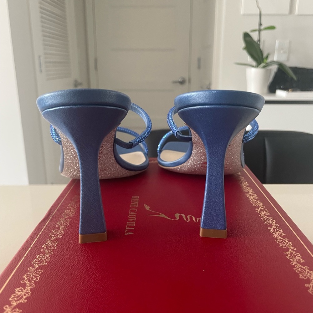 SOLD Rene Caovilla Bessie Crystal Sandals - Picture 5 of 11